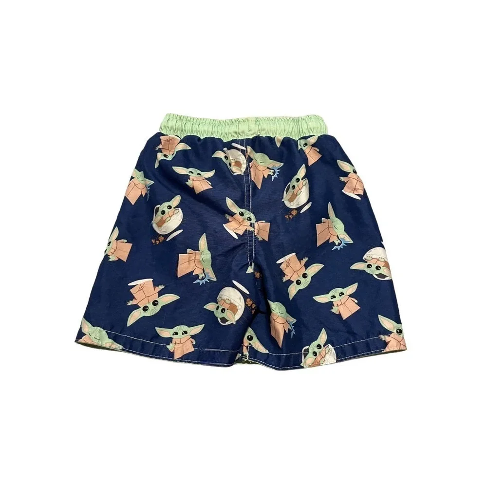 Disney Star Wars Baby Yoda Boy Swimsuit Swim Trunks Size 2T